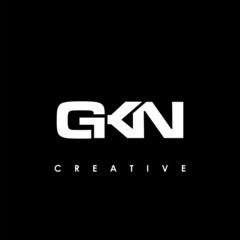 GKN Letter Initial Logo Design Template Vector Illustration