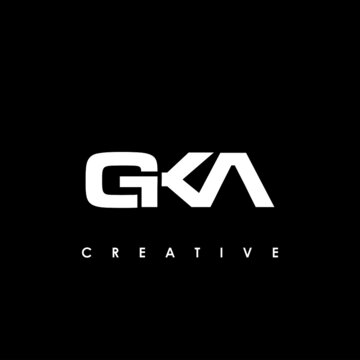 GKA Letter Initial Logo Design Template Vector Illustration