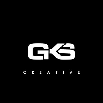 GKS Letter Initial Logo Design Template Vector Illustration