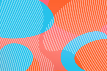 Obraz premium Abstract background with colorful fluid shapes, gradient waves, geometric lines, dynamical forms. Design for poster, banner, card. Abstract liquid illustration. 3D paper images with a subtle blend