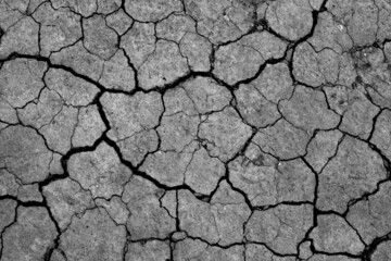 Dry cracked earth, parched land, Earth dirt texture background of brown mud, arid soil, Dry cracked earth texture.	