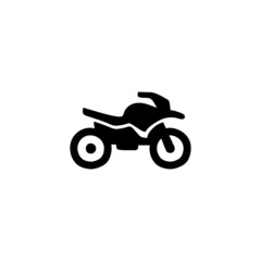 atv vehicle icon in solid black flat shape glyph icon, isolated on white background 
