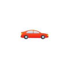 Fototapeta premium sedan icon, Auto, automobile, car, vehicle symbol in gradient color, isolated on white background