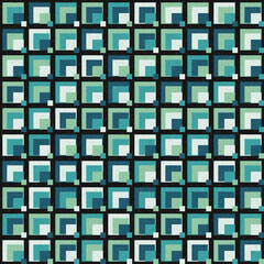 Abstract Geometric Pattern generative computational art illustration