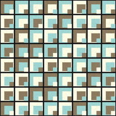 Abstract Geometric Pattern generative computational art illustration