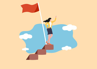 Benchmarking, status, occupation, work, climbing, peak, achievement, workplace, enterprise, staff, white-collar workers, success, successful people, meeting standards, meritorious service, cooperation