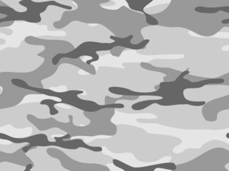
Camouflage seamless pattern. Military texture of stains. Abstract background. Print on fabric and clothing. Vector illustration