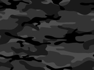 
Camouflage seamless pattern. Military texture of stains. Abstract background. Print on fabric and clothing. Vector illustration