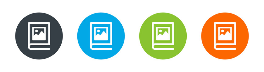 Book vector icon. Textbook symbol illustration
