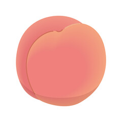 桃のイラスト