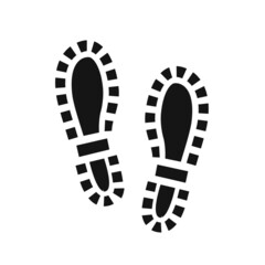 Boots Footwear black print isolated on white.