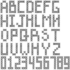 Vector font from QR code