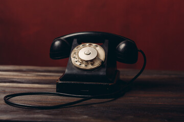 communication antique phone classic retro style technology