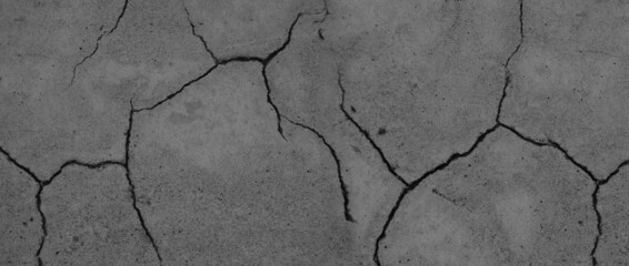 cracked concrete wall