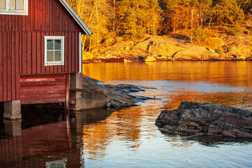 Obraz premium house on the sea