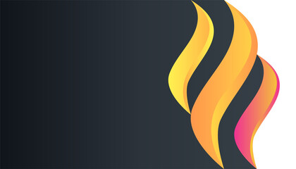 Dynamic 3d triangle orange background gradient, abstract creative scratch digital background, modern landing page concept vector, with line and circle shape.