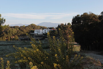 Paisaje y masía