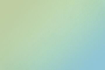 Soft plain paint green gradation blue on eco friendly recyclable cardboard box or corrugated fiberboard paper texture minimalistic background design for use on website page or packaging