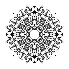 Original Retro Indian Mandala Elements