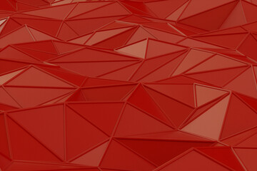 3D Abstract Triangle Surface Background
