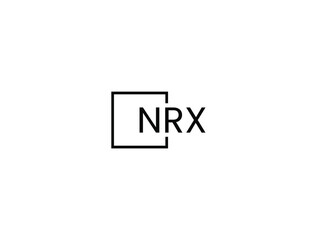 NRX letter initial logo design vector illustration