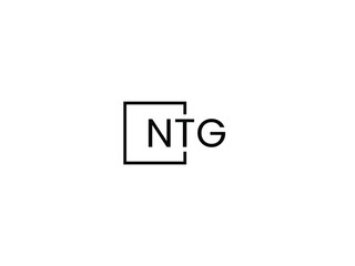 Obraz premium NTG letter initial logo design vector illustration