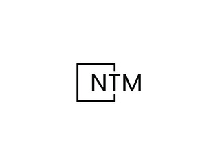 NTM letter initial logo design vector illustration