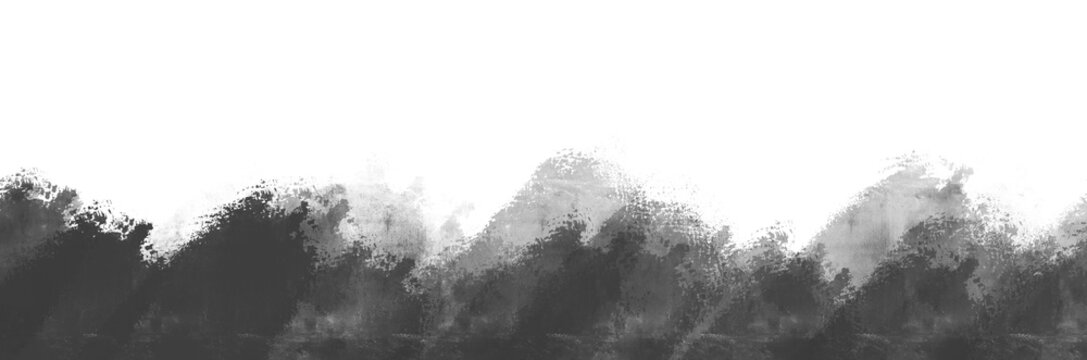 Abstract background painting art with grayscale paint brush for thanksgiving poster, banner, website, card background.