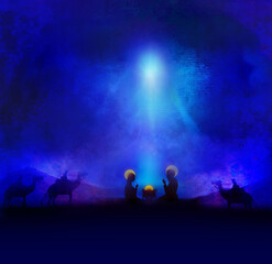 Birth of Jesus in Bethlehem - 469472877