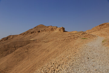 Fototapeta na wymiar Landscape view in the Judean Desert in Israel