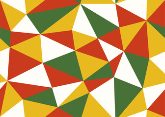 シームレスなポリゴン風タイルパターン