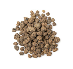 Expanded Clay or Exclay Isolated