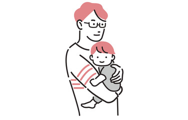 パパと赤ちゃん