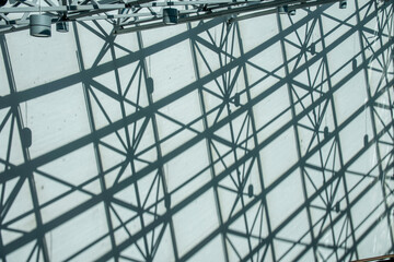 Fototapeta premium glass roof structure