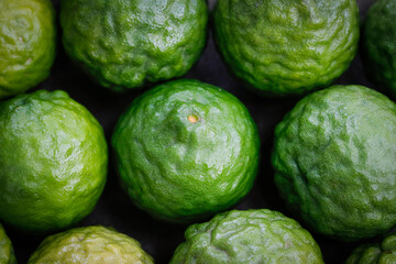 Top view of many bergamot