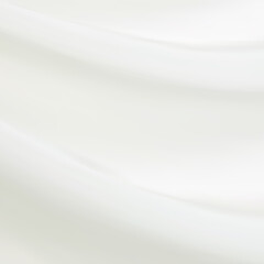 Fototapeta na wymiar Abstract white cloth background. Silkwrinkled fabric. eps 10