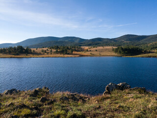 Mountain landscape, Ribničko lake on the mountain Zlatibor in Serbia