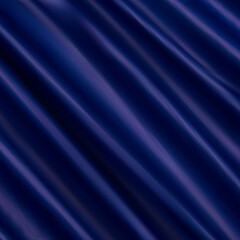 Blue wrinkled fabric. Abstract Textile background. eps 10