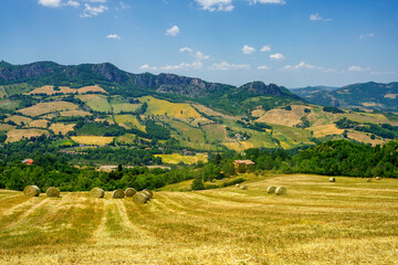 Rural landscape near Verucchio and San Marino, Emilia-Romagna