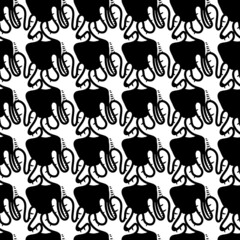 Fototapeta premium seamless pattern of hand cartoon