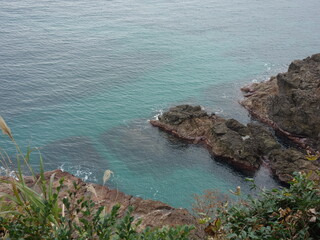 能登半島から見た日本海の眺め