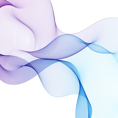 Abstract smooth color wave . Curve flow blue motion illustration. Smoke design.  lines. eps 10