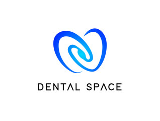 dental logo for company, space logo, logo for dentist 