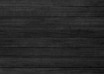 Black wood color texture horizontal for background. Surface light clean of table top view. Natural patterns for design art work and interior or exterior. Grunge old white wood board wall pattern.