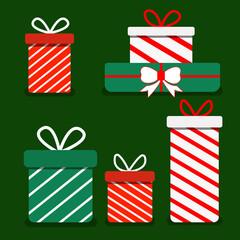 vector image of gifts for christmas