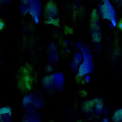 Brush Watercolor. Surreal, Art Hand Painted.