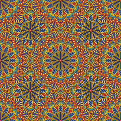 Mandala ornament pattern. Seamless oriental texture. Orintal, arabic, turkish, ottoman motif	