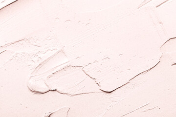 Texture of red cosmetic clay for face or body.