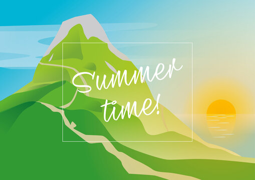 letni widok na g&oacute;ry