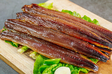 Gwamegi, Korean style half-dried Saury